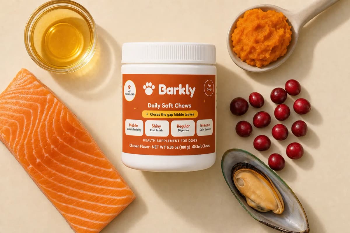 Barkly Daily jar with its ingredients laid out