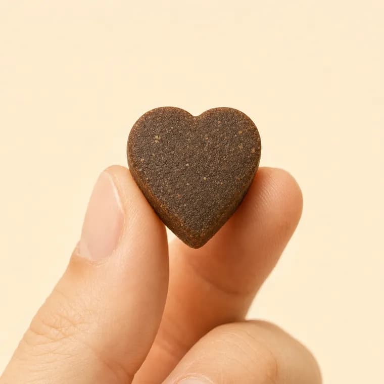 A hand holding a single Barkly Daily chew